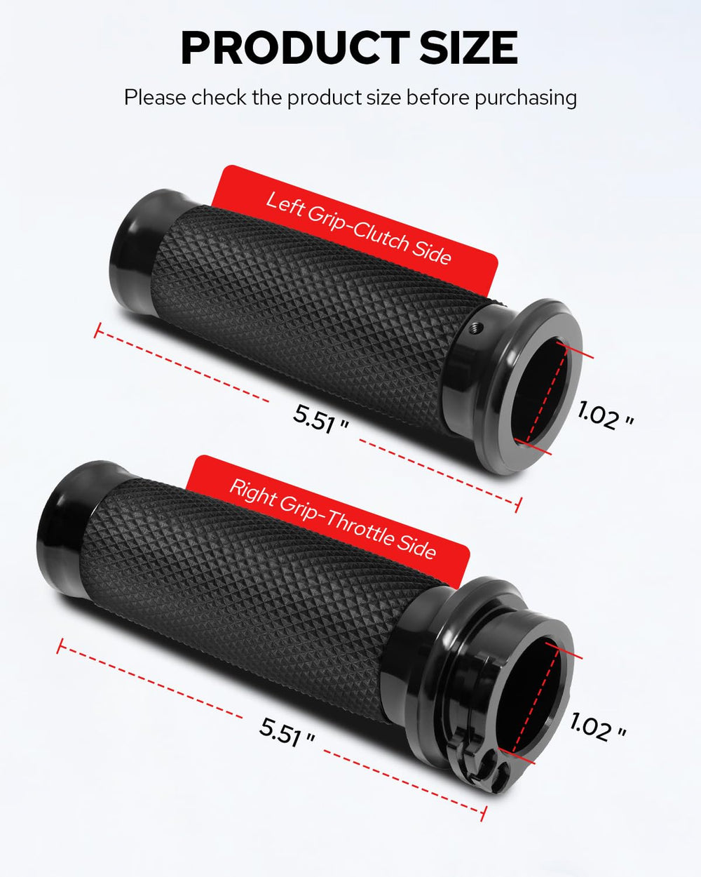 Benlari side profile showing grip length and ergonomic shaping benefit