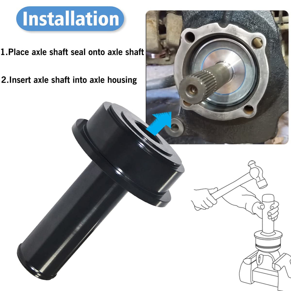 Bentolin 6695 being used on axle shaft to prevent seal damage and leaks