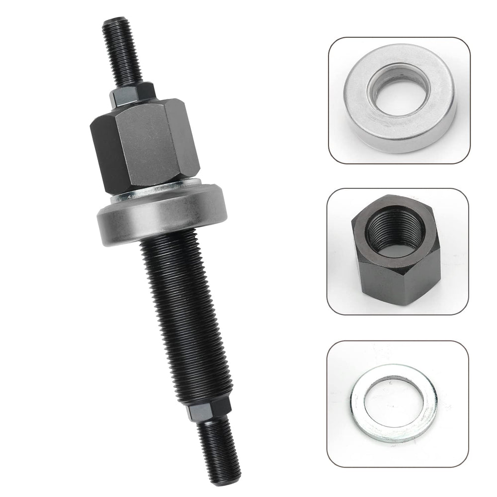 Bentolin front view of harmonic balancer tool showing complete kit and durability benefits