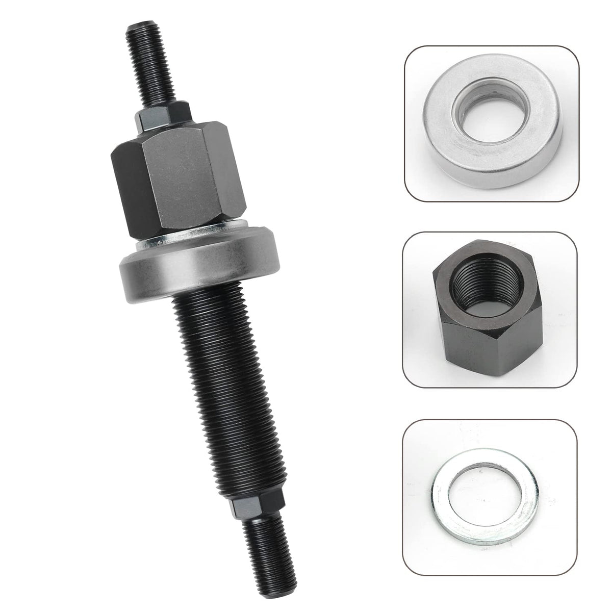 Bentolin front view of harmonic balancer tool showing complete kit and durability benefits