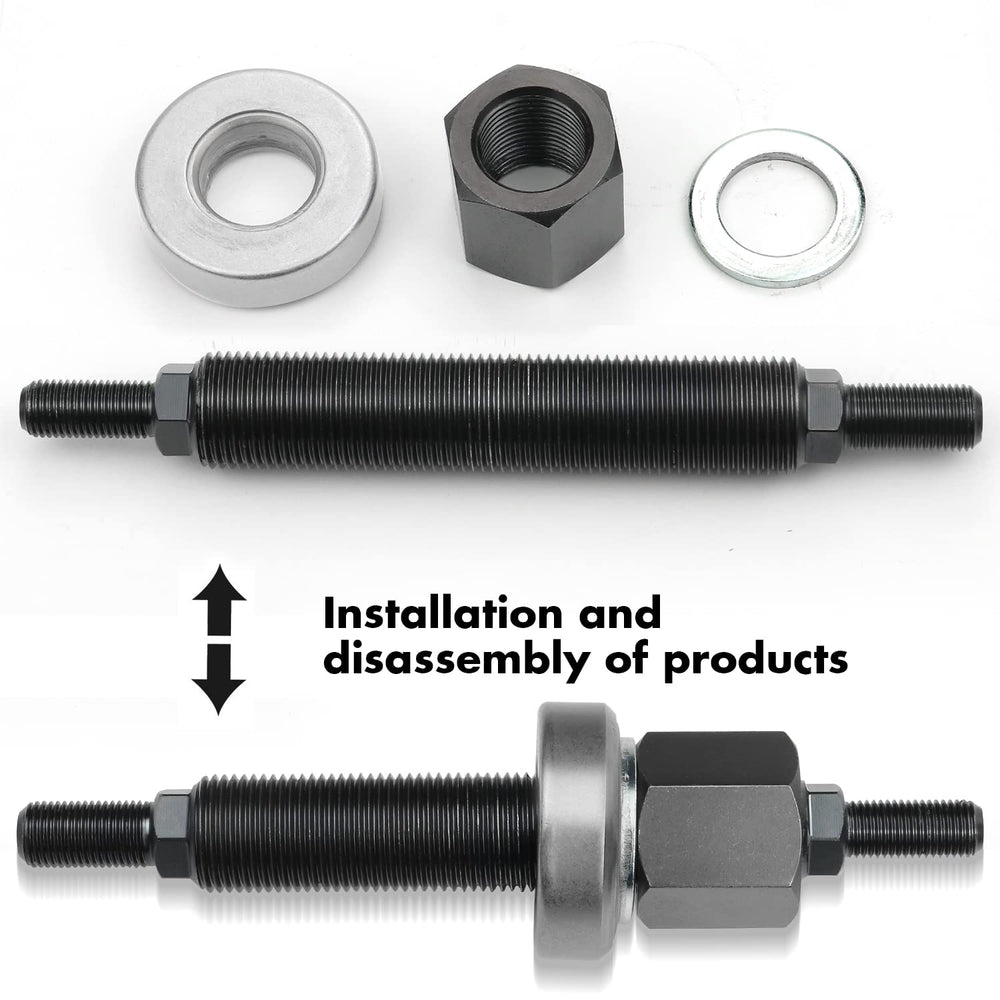 Bentolin thrust bearing and aluminum washer detail showing reduced friction benefit