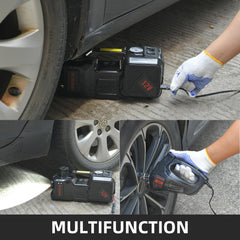 BENYAN built-in inflator and LED panel highlighting multifunction and visibility