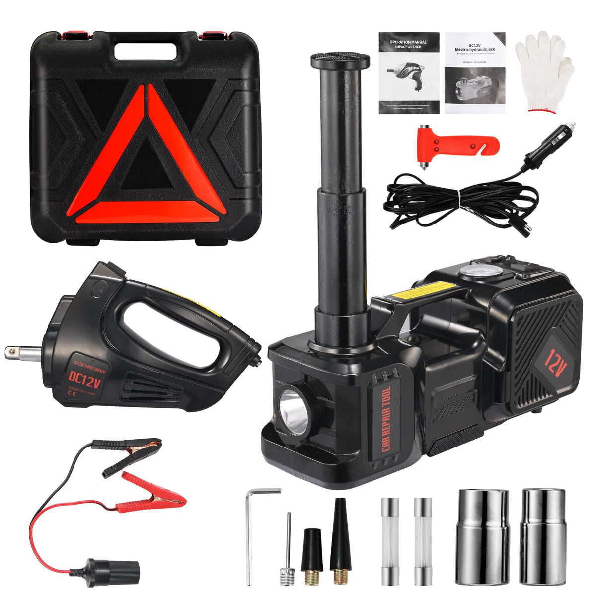BENYAN front view of complete kit in hard case showing portability and organization