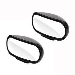 Berfi Life front view of two blind spot mirrors showing compact design and easy installation benefit
