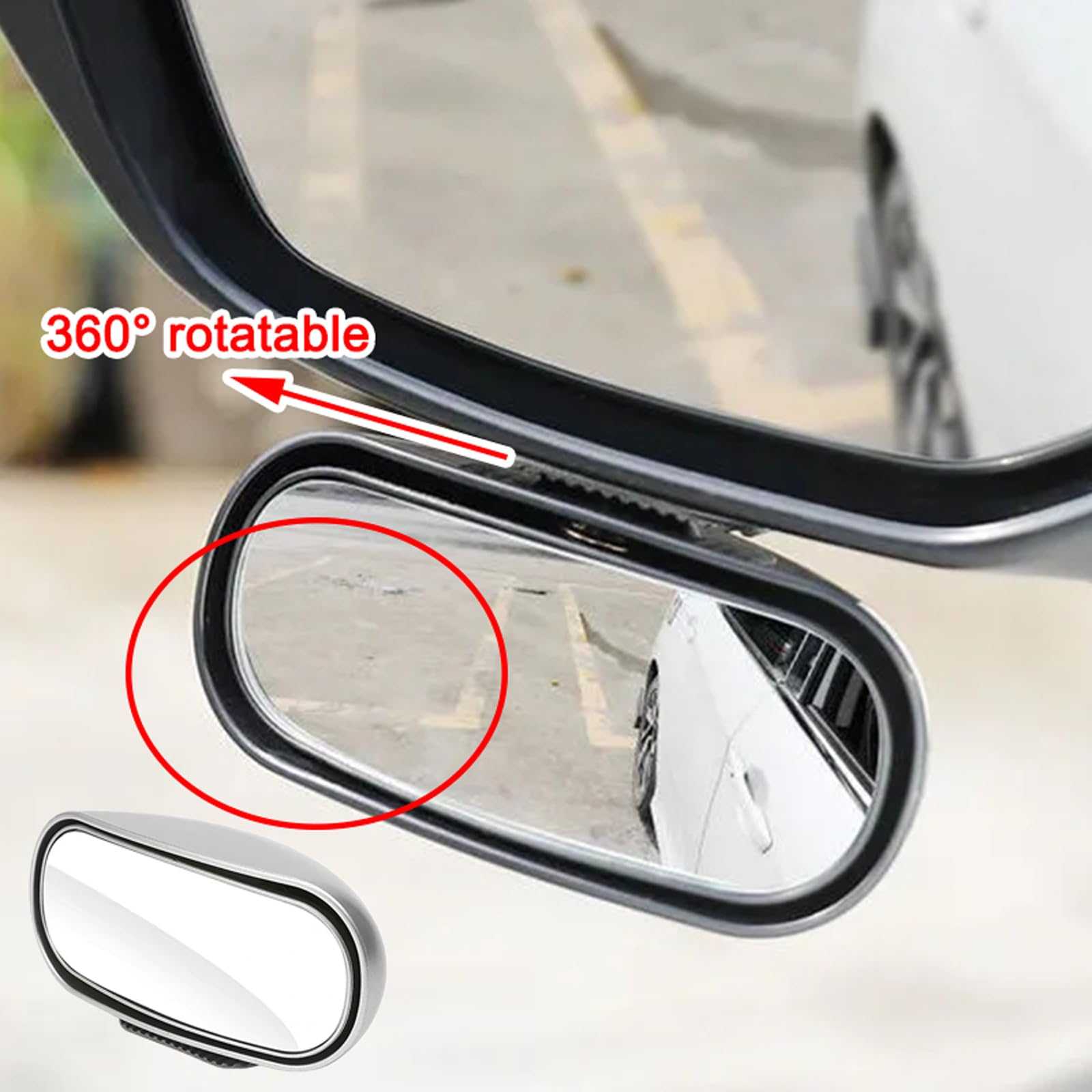 Berfi Life mirror beside a ruler showing compact size for unobtrusive benefit