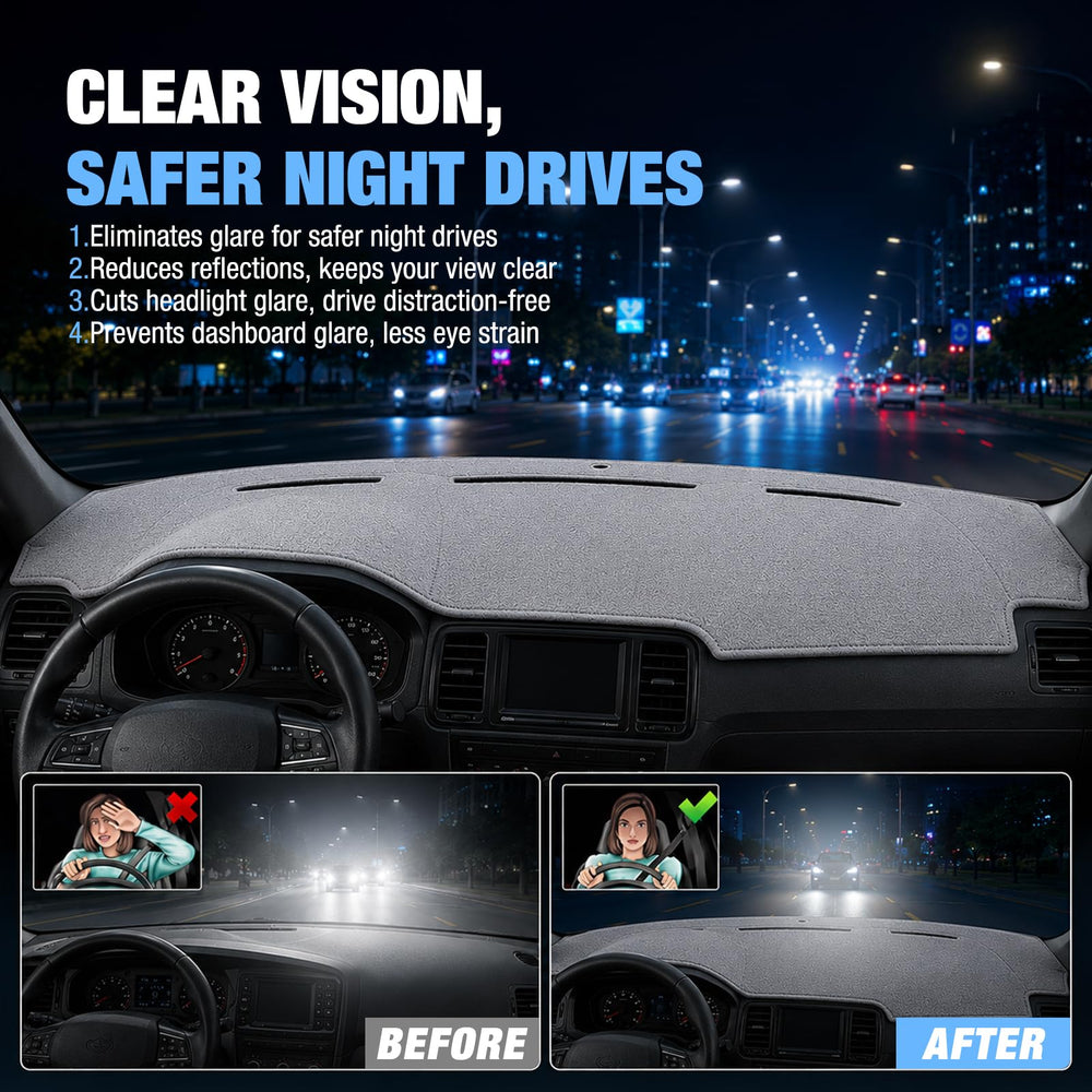 BERKSYDE in-car lifestyle shows reduced windshield reflection