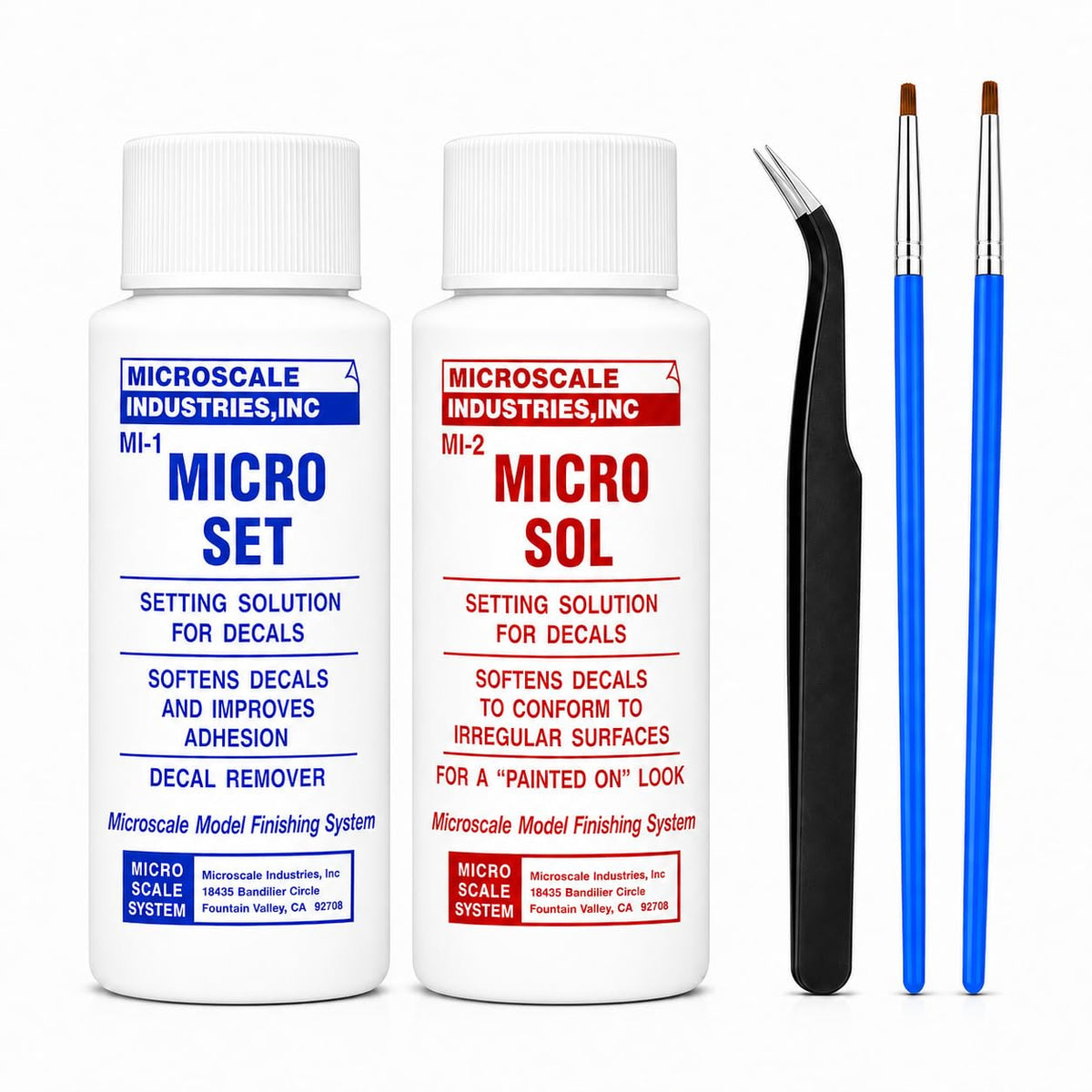 Besecou front label showing both Micro Set and Micro Sol, ensures proper product selection