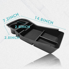 BestEvMod installed in Kia EV9 lower console showing neat organization