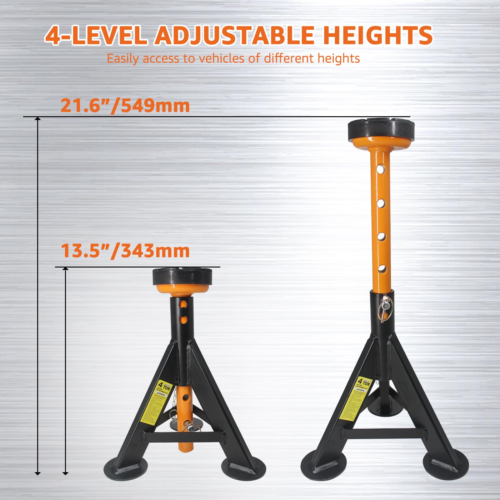 BESTOOL mobility pin being adjusted showing secure height-locking benefit