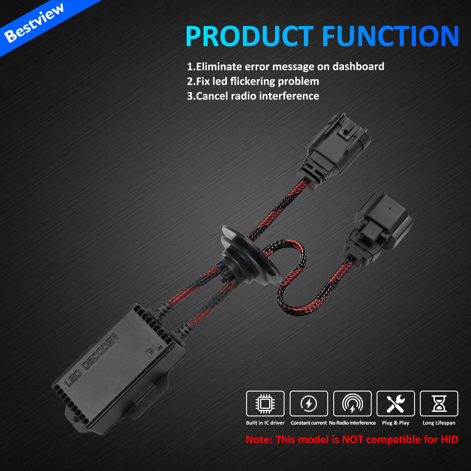 Bestview nylon braided cable flexing to show abrasion resistance and flexibility