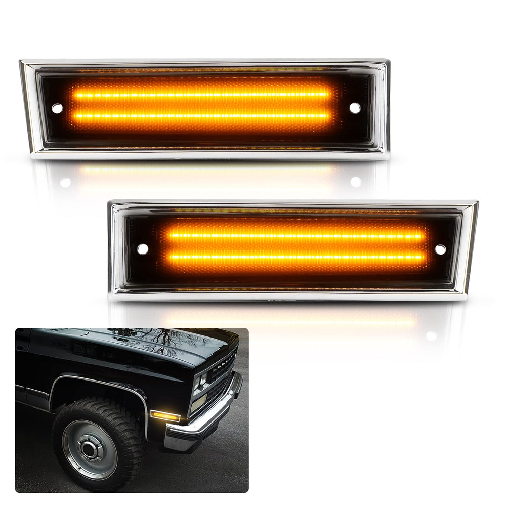 Bestview smoked front marker packaging showing both lamps and benefits