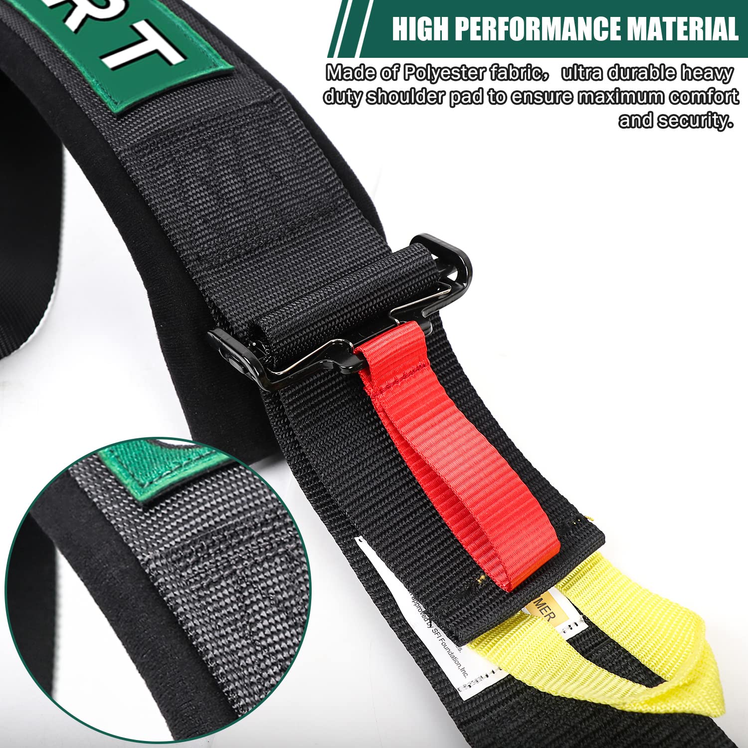 BESTZHEYU quick-release buckle detail enabling rapid egress and easy operation