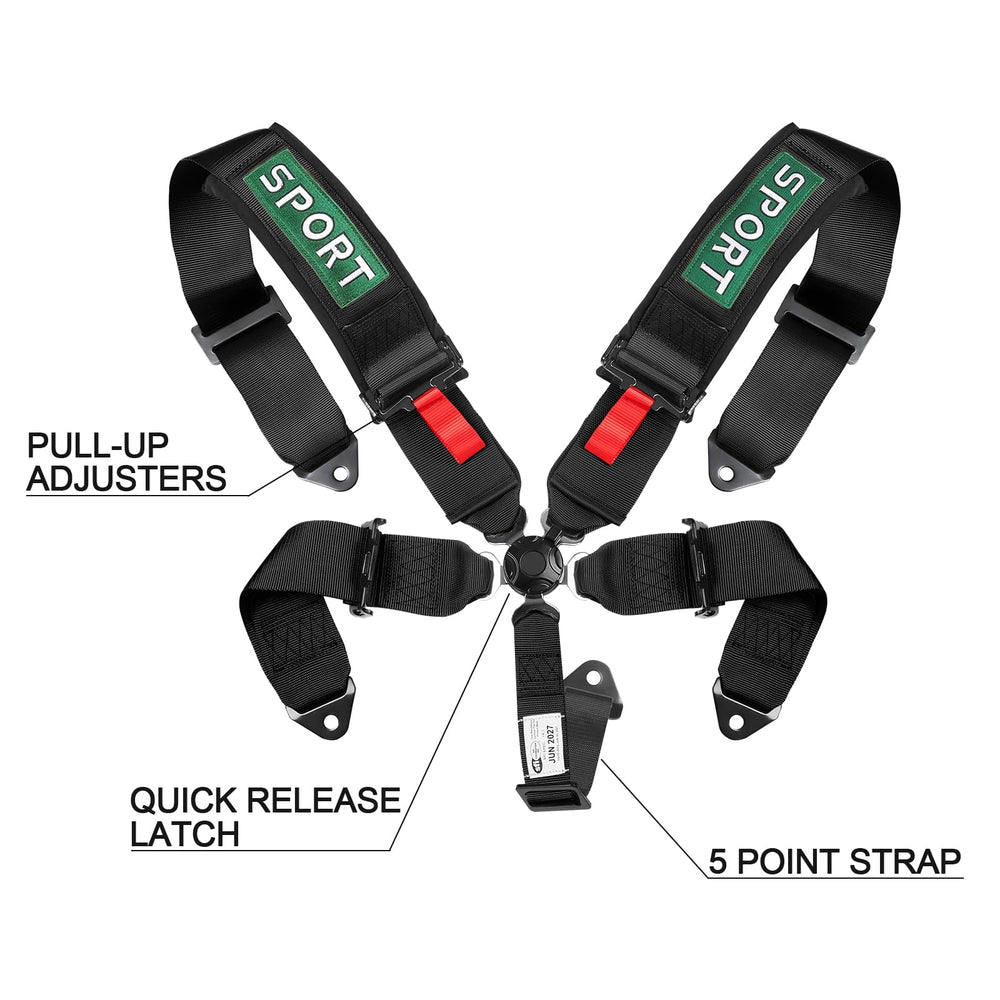 BESTZHEYU anchor connection at roll cage showing compatible mounting and strength