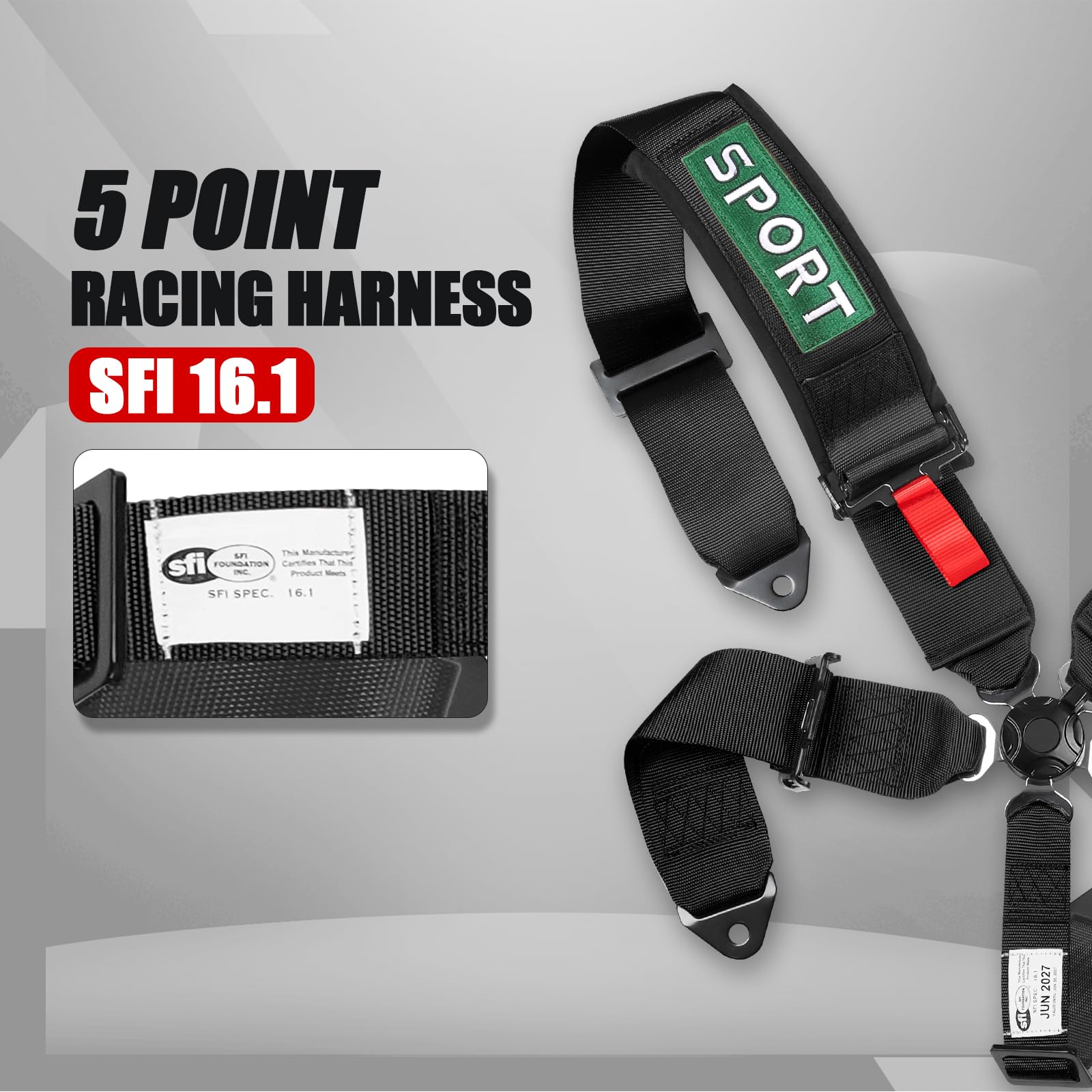 BESTZHEYU harness held in hand for scale to show strap width and build quality