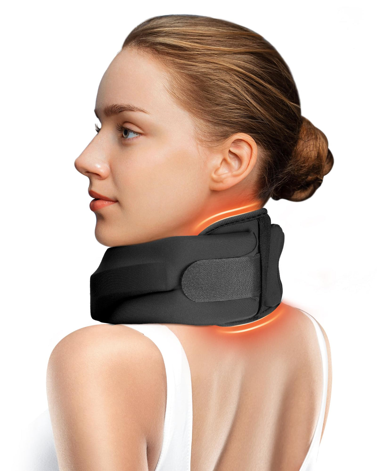 BETOVIN front view of collar showing support and comfort