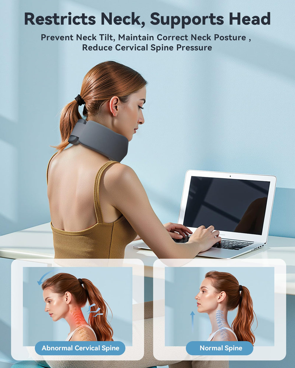 BETOVIN inner PP panels detail providing firm lightweight cervical support