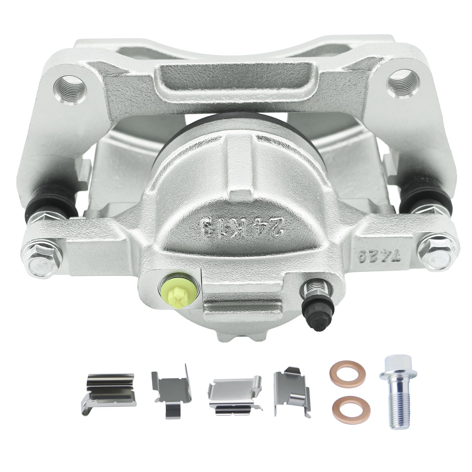 Betthand caliper side profile highlighting OEM-equivalent mounting points
