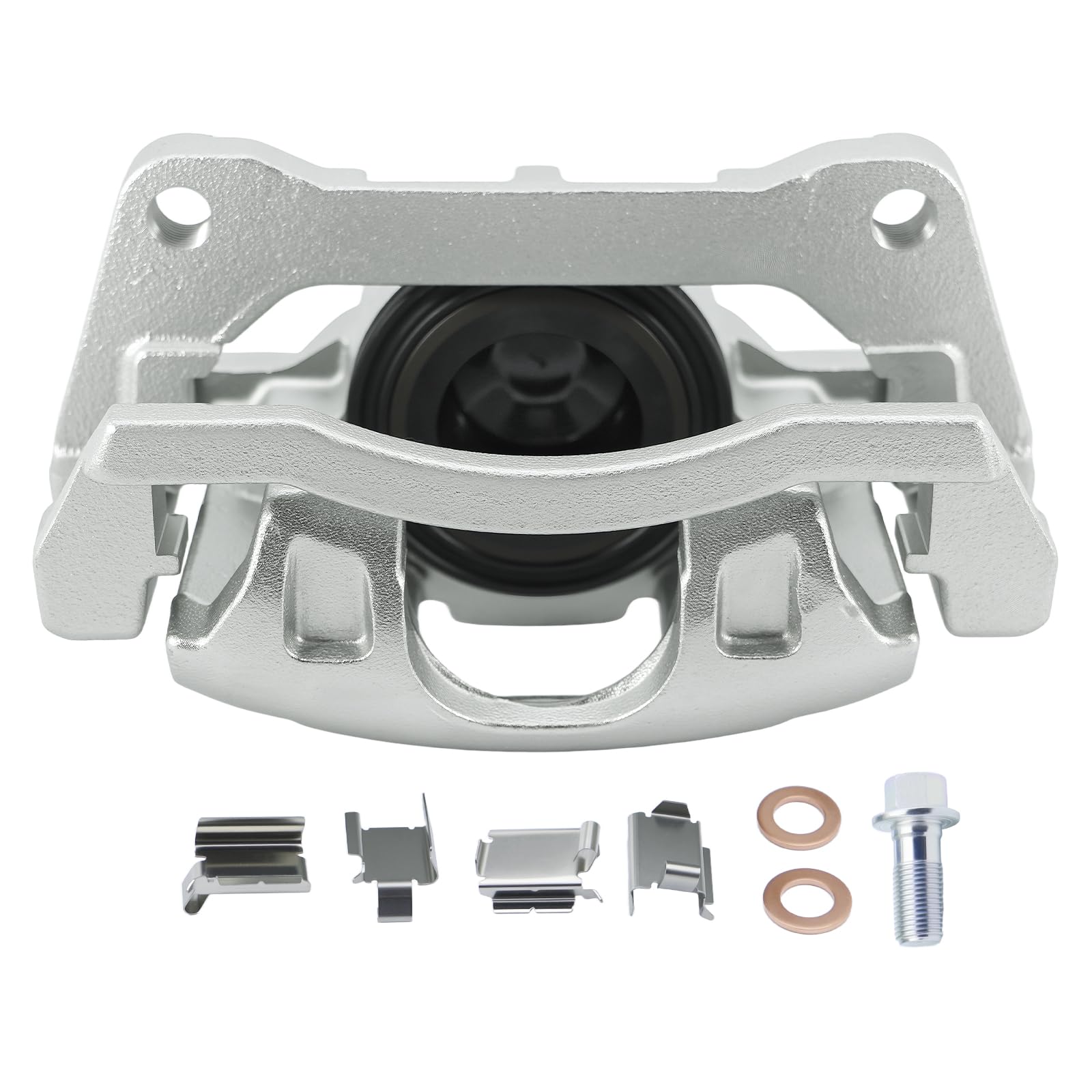 Betthand front-right caliper front view showing mounting and fitment ease