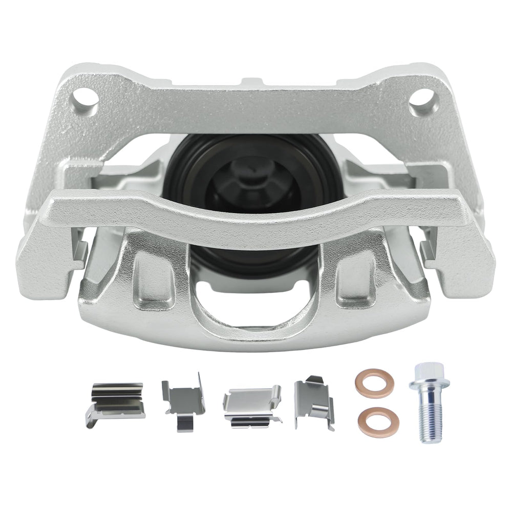 Betthand front-right caliper front view showing mounting and fitment ease