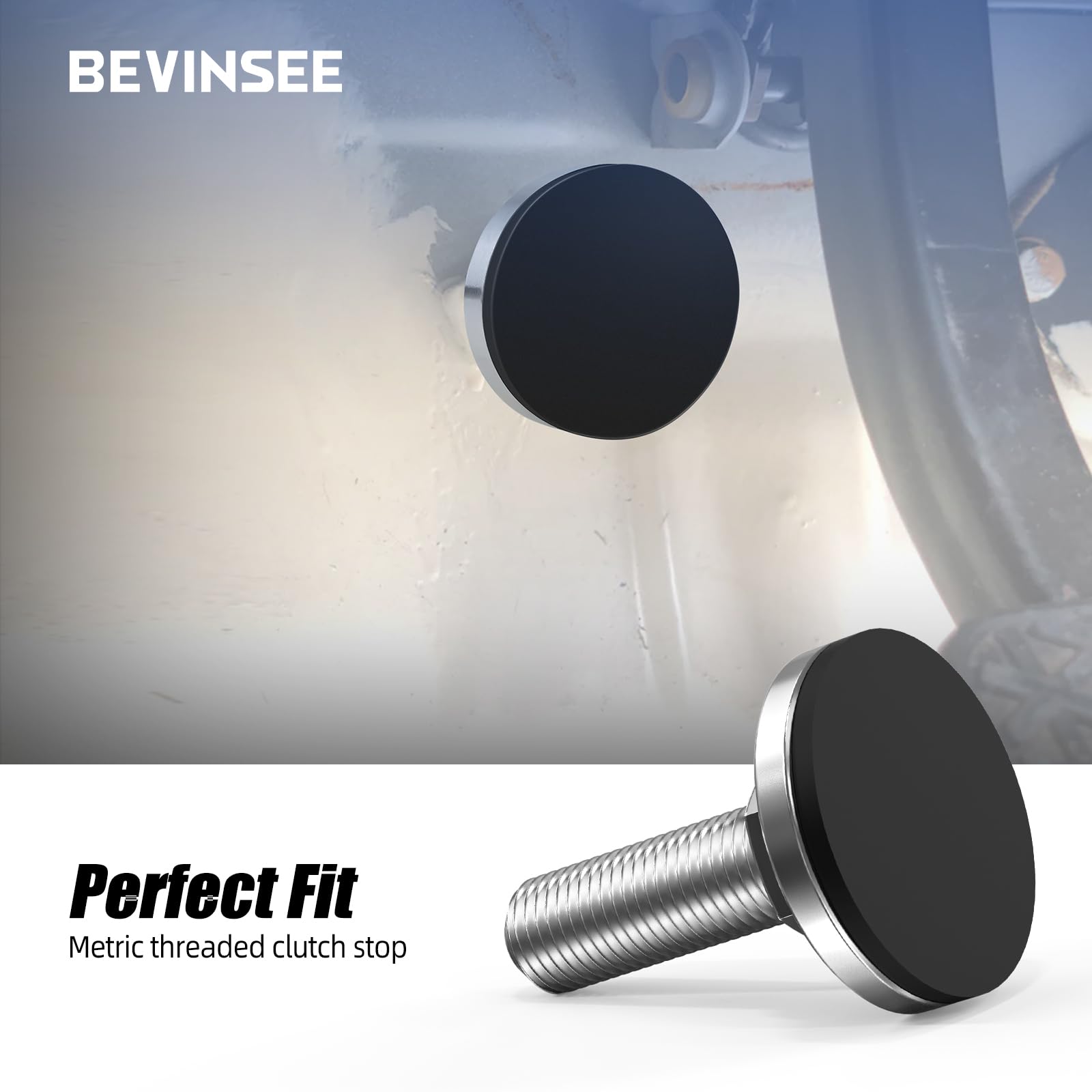 Bevinsee close-up of threaded bolt showing precise metric threads for accurate adjustment