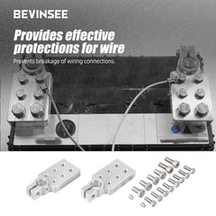 Bevinsee close-up of threaded screws and anti-loosen design improving connection reliability