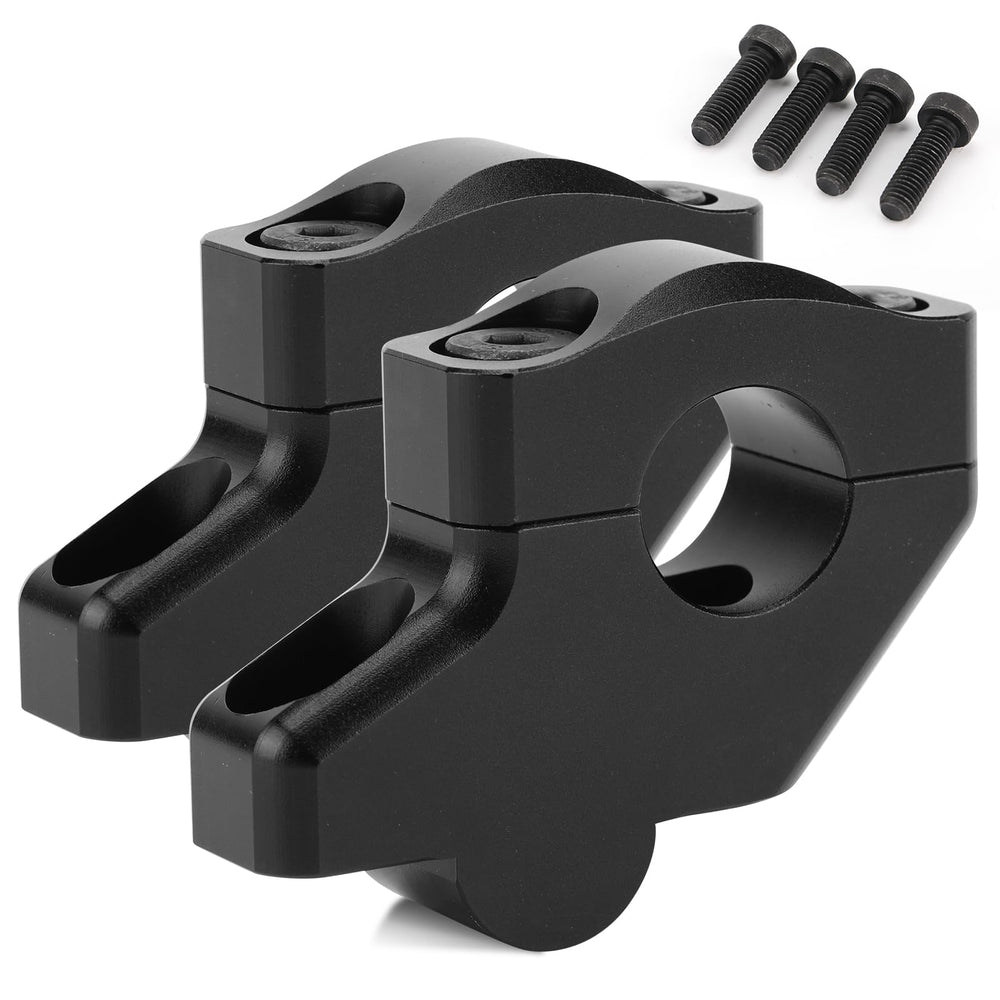 beyisi front view riser clamps showing fit and clean finish for improved ergonomics