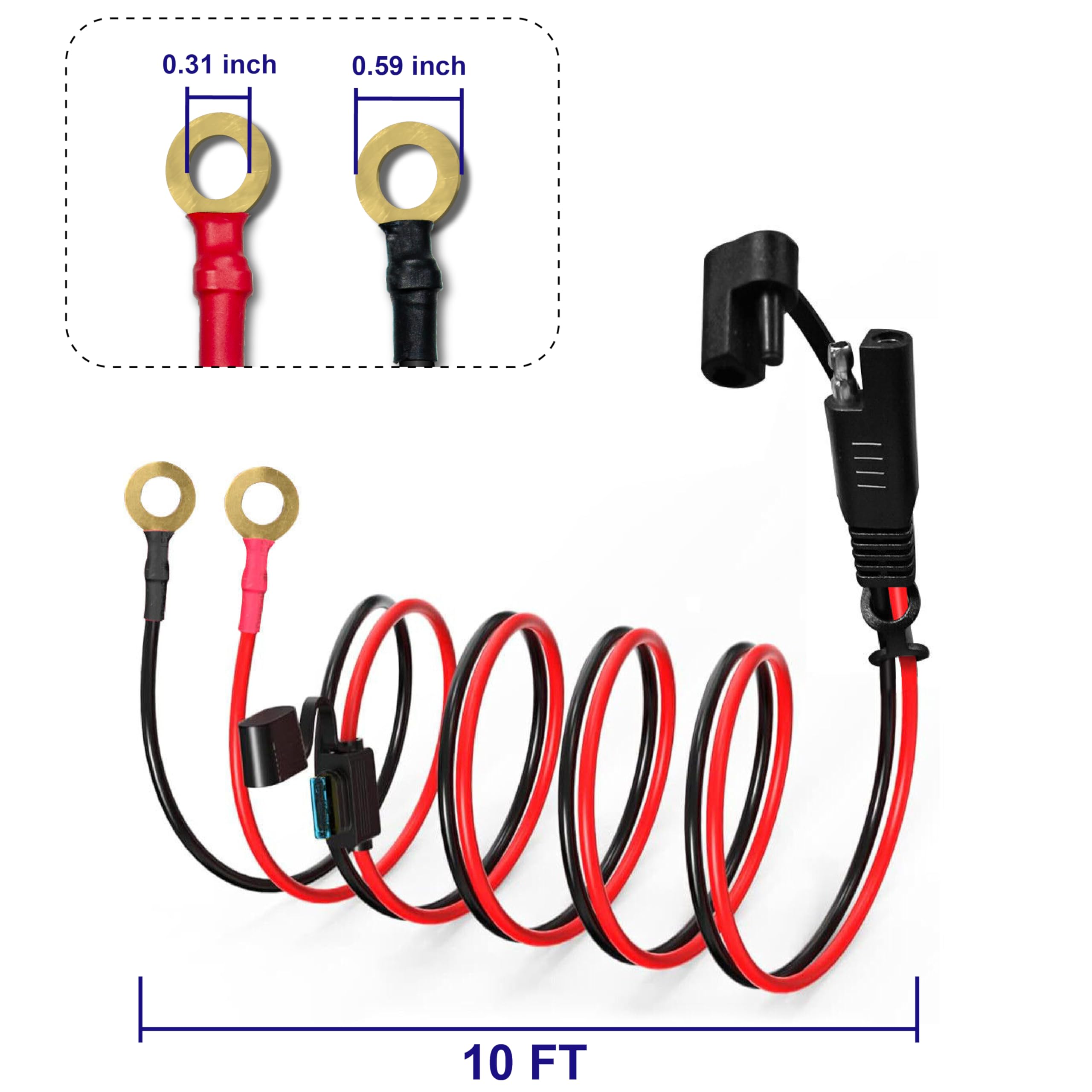 BFXM silicone-insulated 10AWG wire close-up for durability
