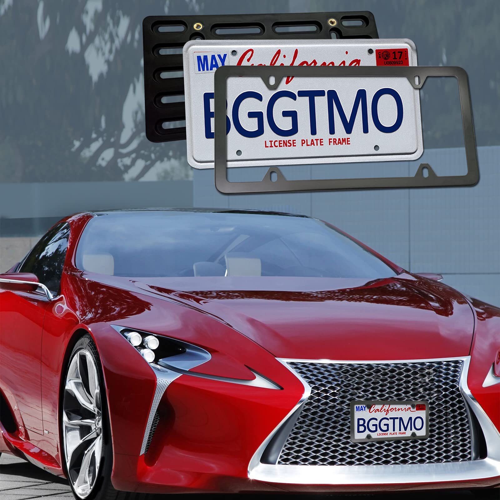 BGGTMO stainless steel cable ties used on grille for alternate mounting