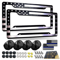 BGGTMO front view black flag frame showing slim profile and clean finish