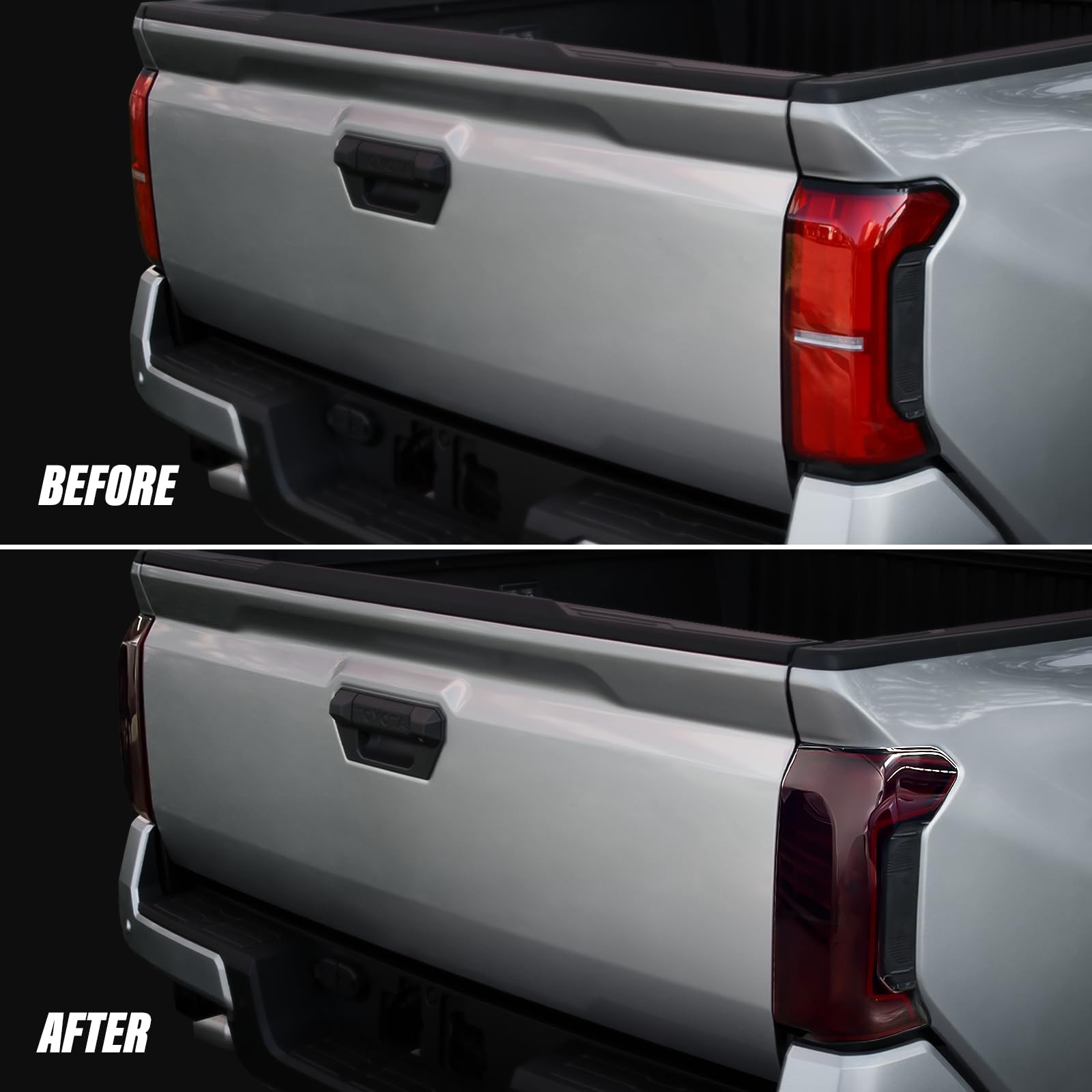 bgucar taillight packaging and label showing warranty and ready-to-install convenience