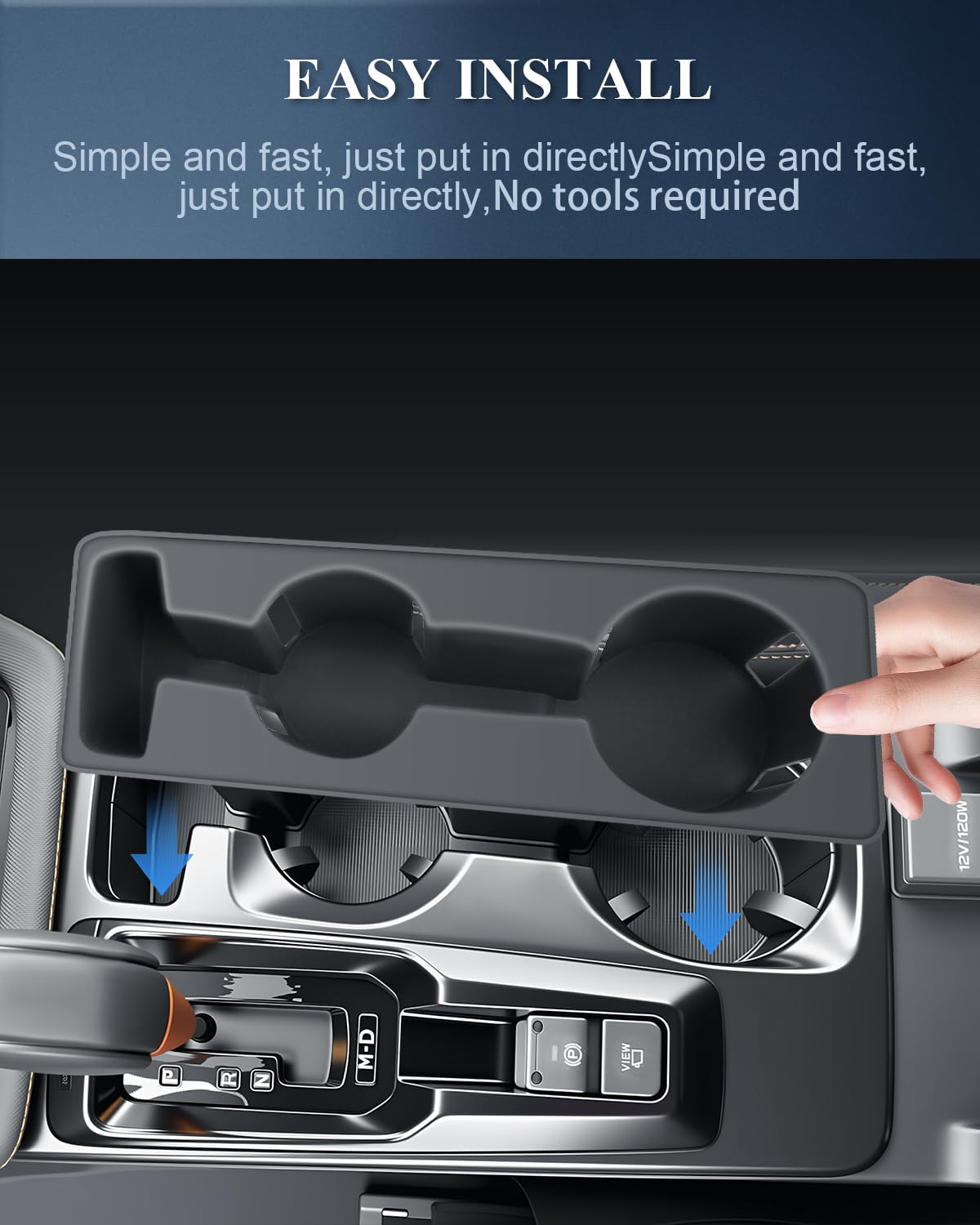 BIBIBO storage detail showing small-item slots and convenient reach