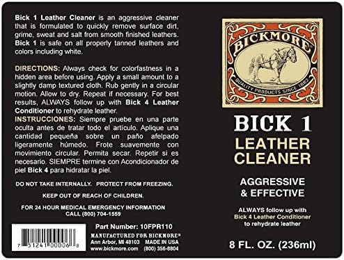 Bickmore bottles stored upright emphasizing neat, safe storage