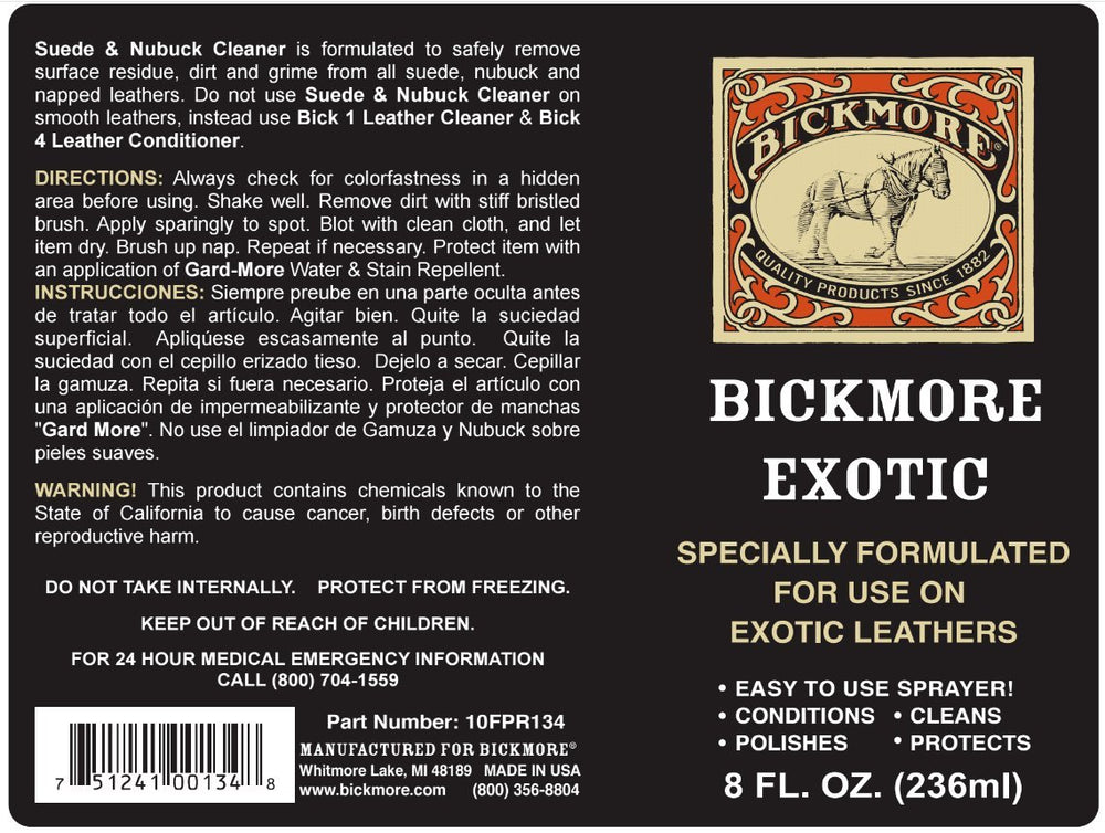 Bickmore close-up on reptile scales highlighting gentle cleaning benefit