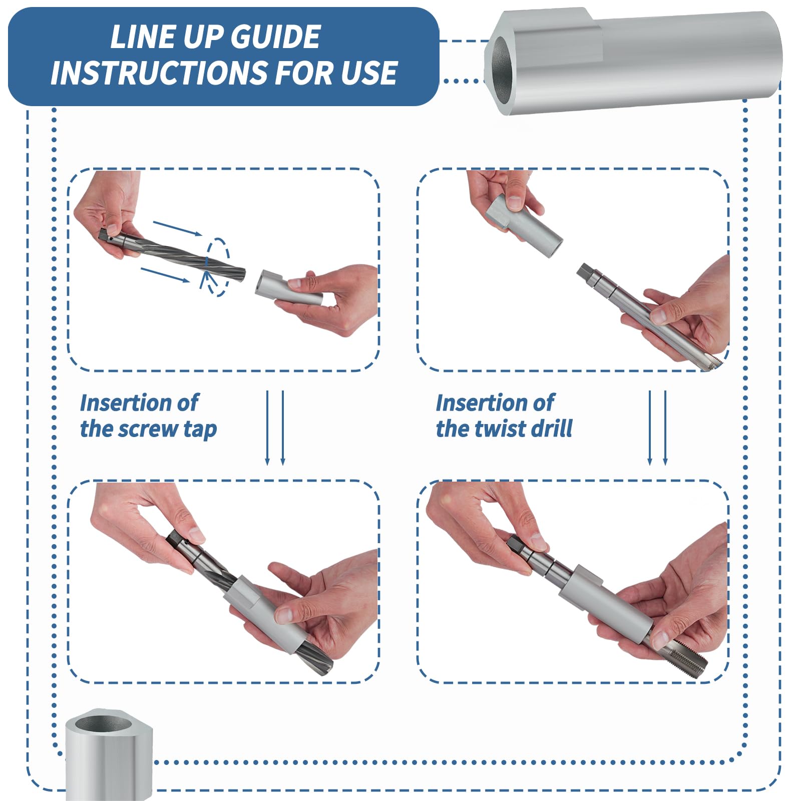 Bicos 38900 tools layout with drill tap guide illustrating organized kit