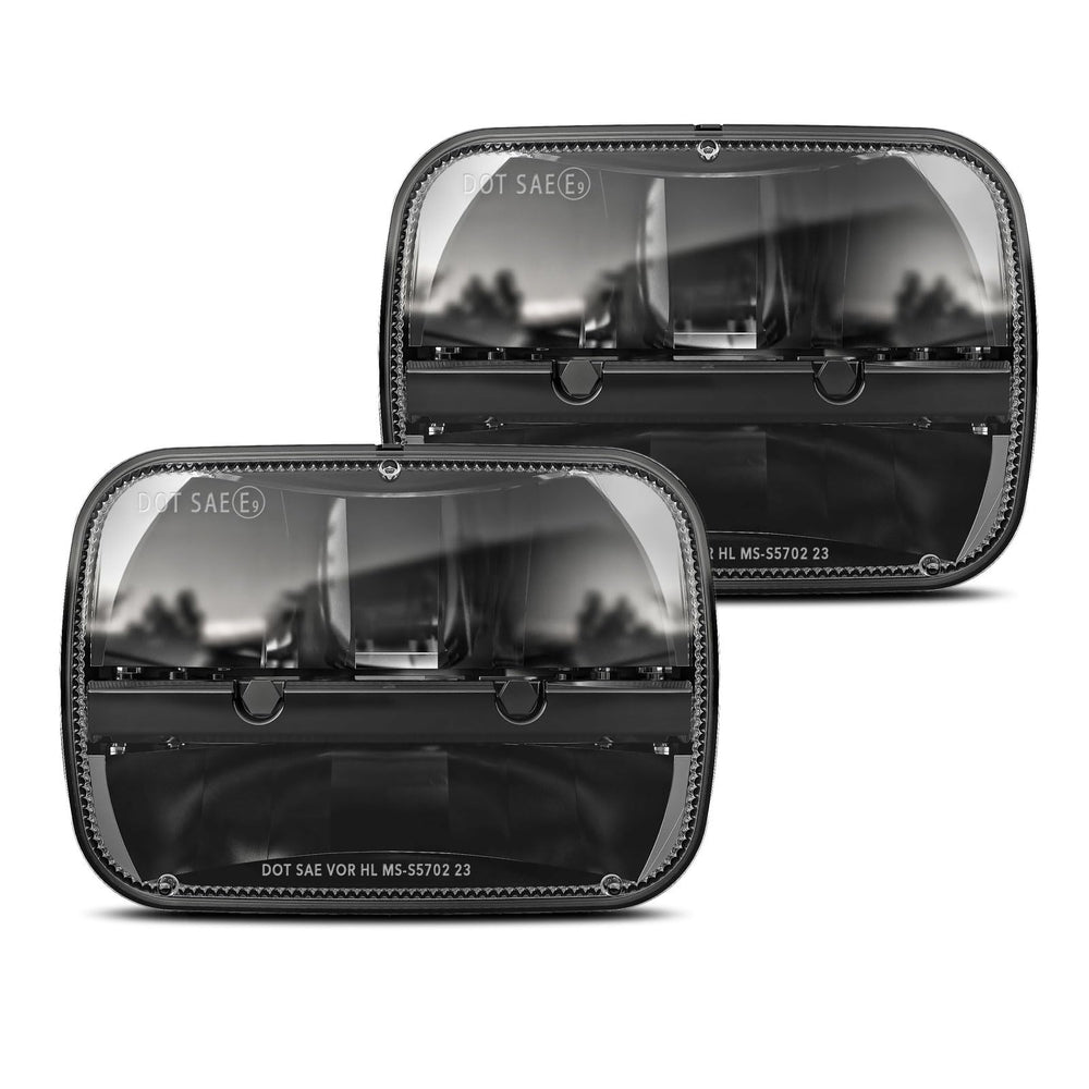 BICYACO front view headlights installed showing modern white beam and improved visibility