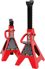 BIG RED front view of pair showing stable stance and capacity benefit