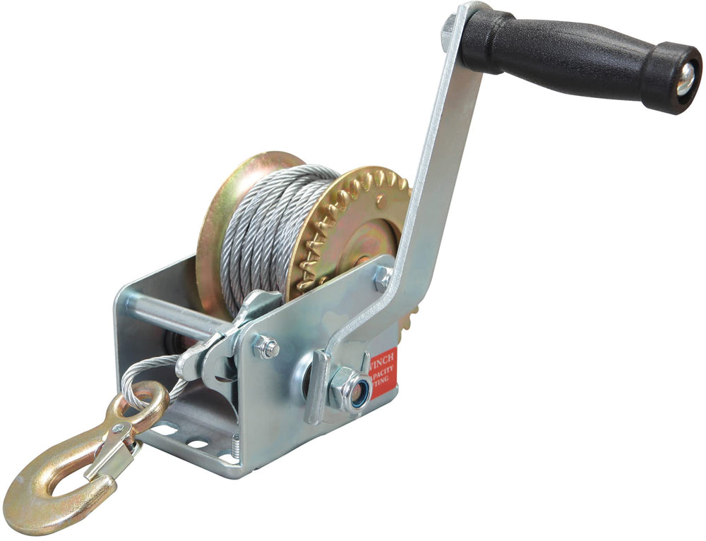 BIG RED front view mounted winch showing compact durable build and easy installation