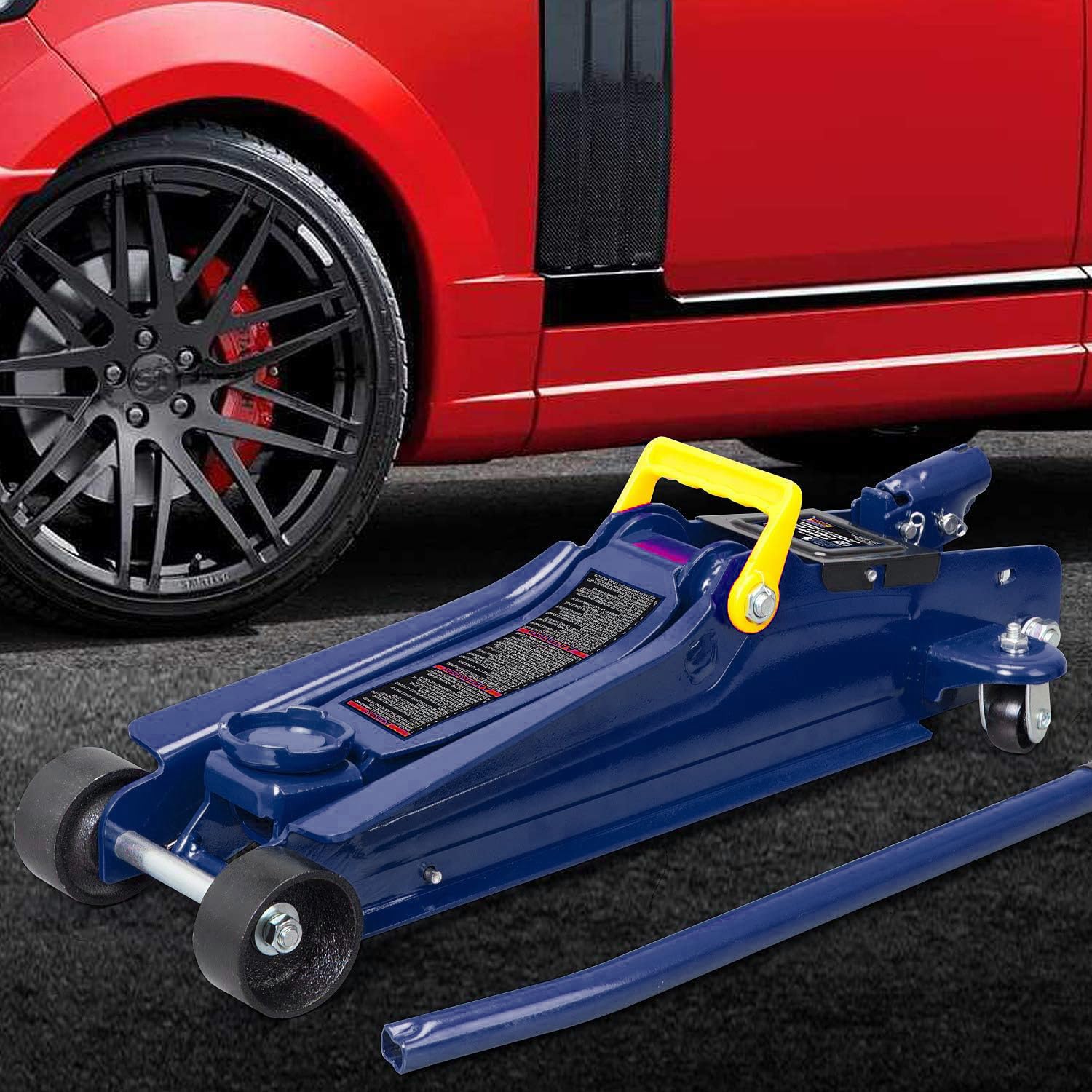 BIG RED lifestyle garage use portraying quick positioning and everyday service benefit