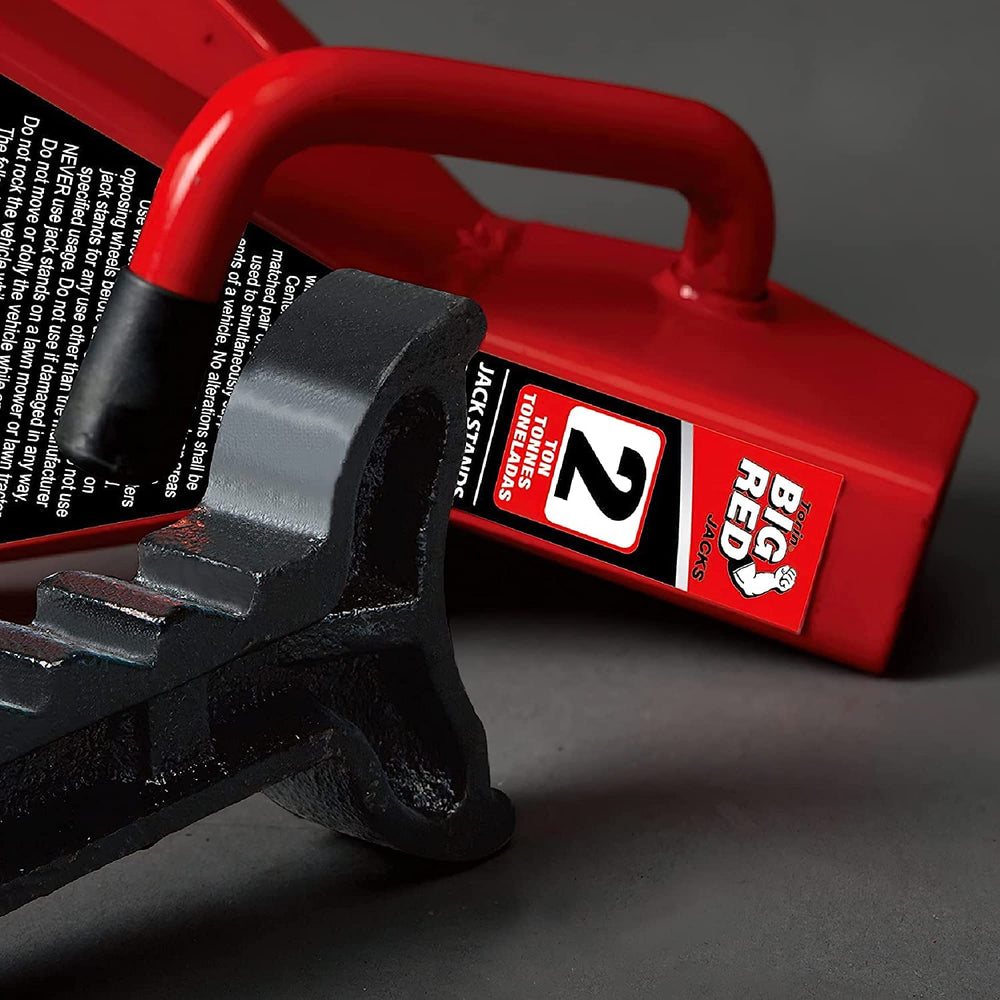 BIG RED product label and warranty information for buyer reassurance