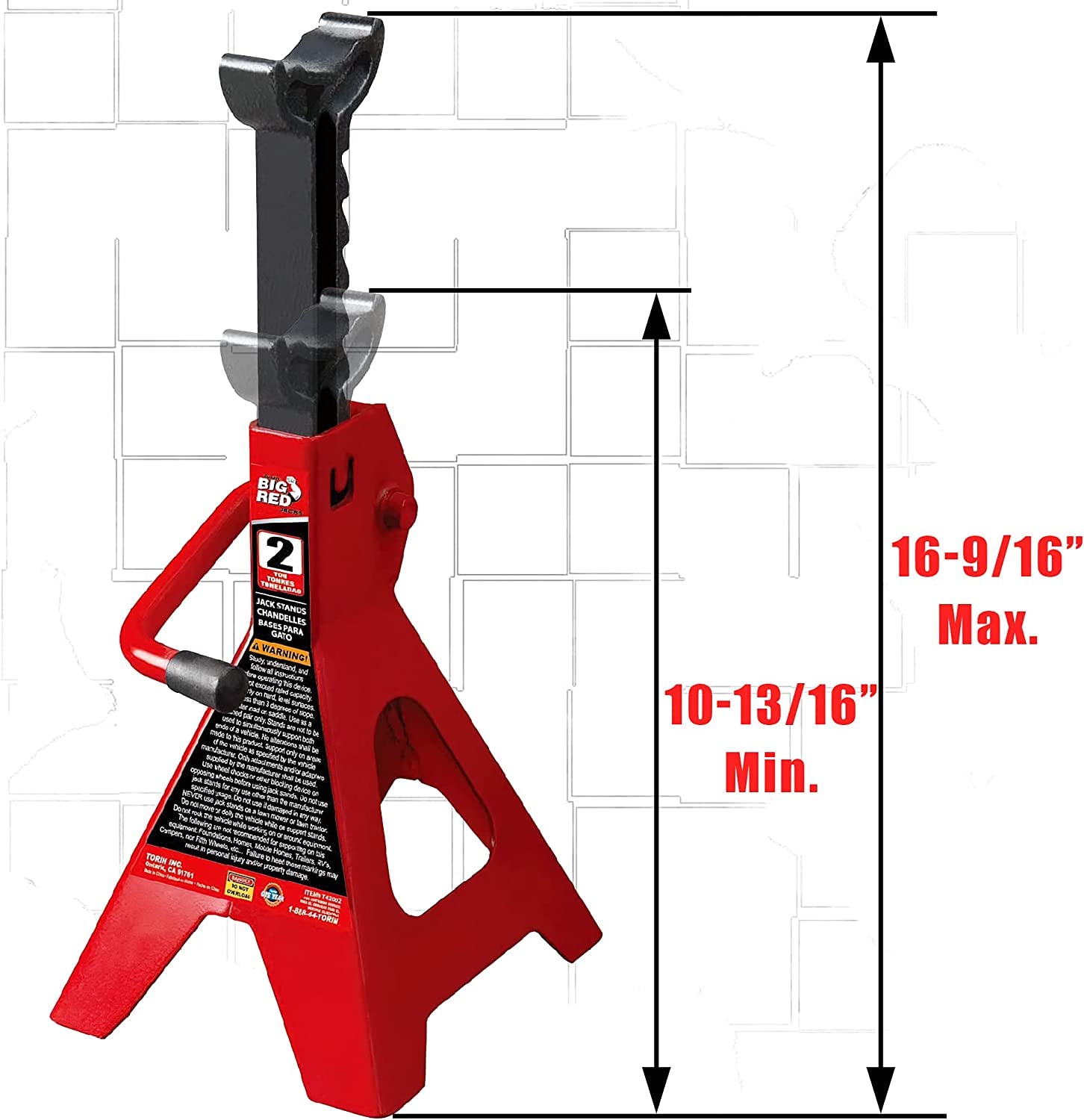 BIG RED close-up of saddle for improved contact and safety