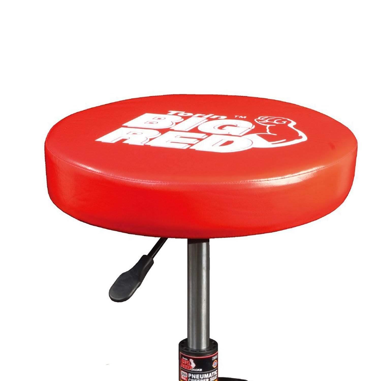 Big RED side profile showing steel frame and stable construction for durability
