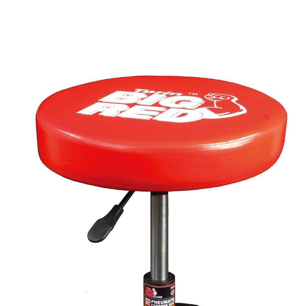 Big RED side profile showing steel frame and stable construction for durability