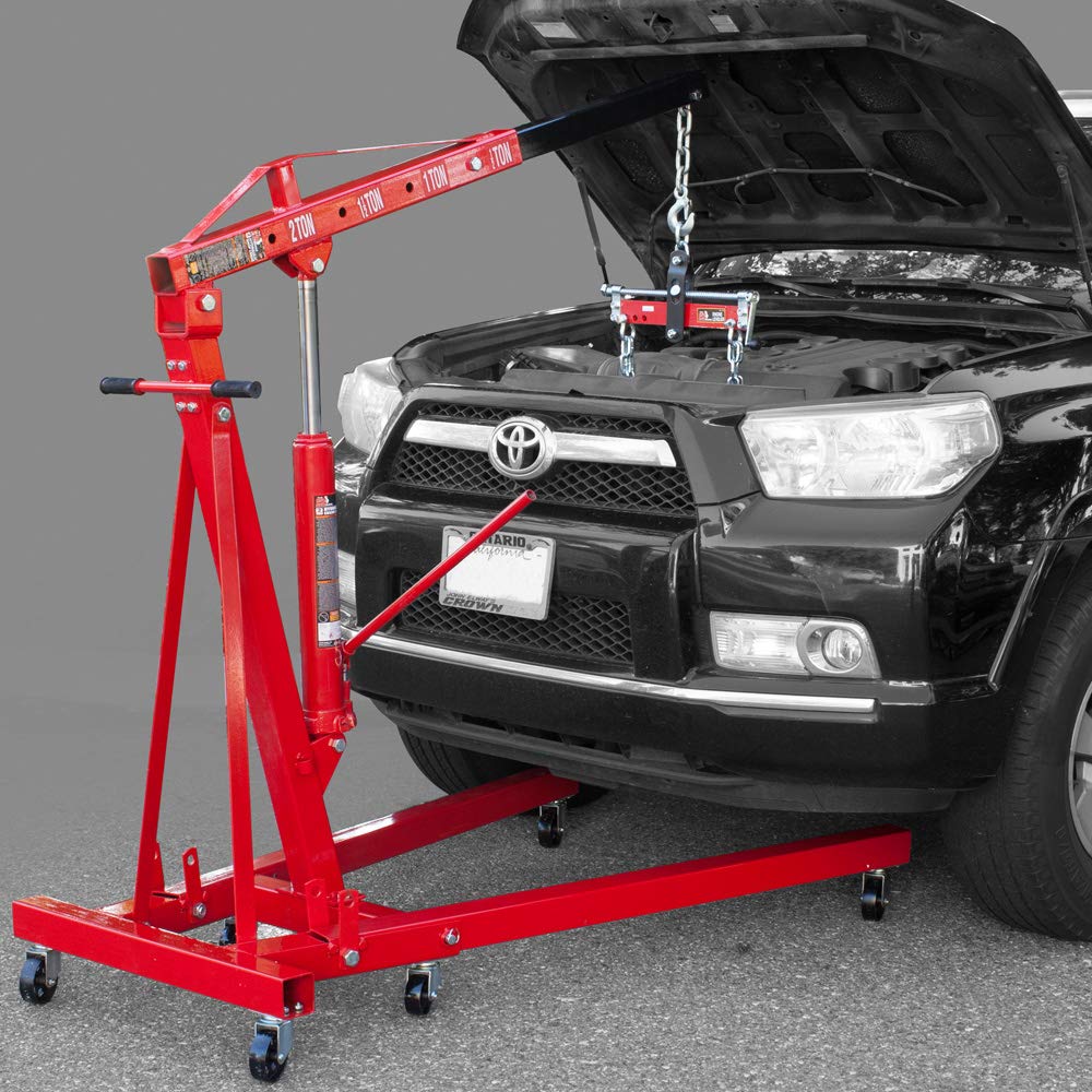 BIG RED Torin powder-coated steel frame close-up highlighting corrosion resistance