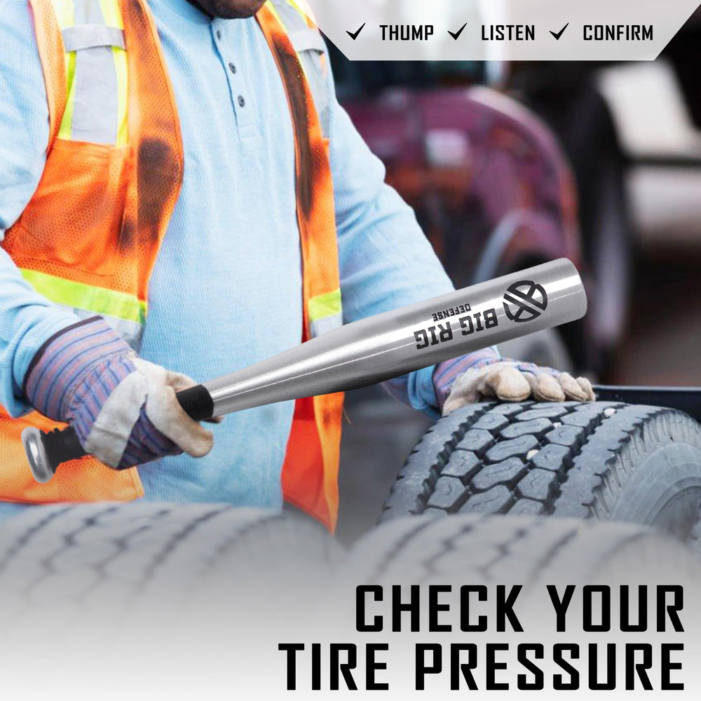 Big Rig Defense beside ruler showing 18-inch length for reach benefit