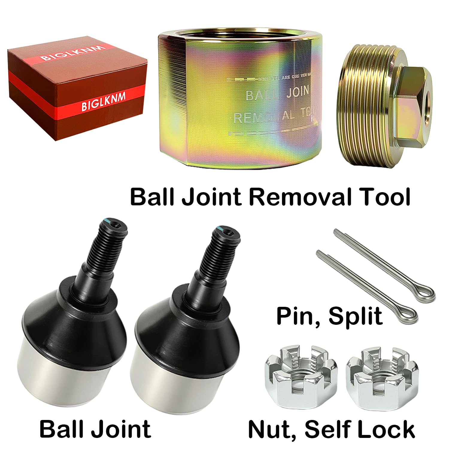BIGLKNM ball joint close-up with threads visible for accurate fit and reliable seating