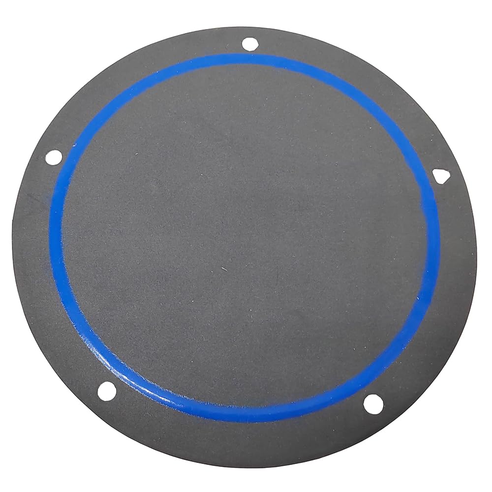 BIGLKNM gasket positioned against Harley primary cover demonstrating exact OEM fit