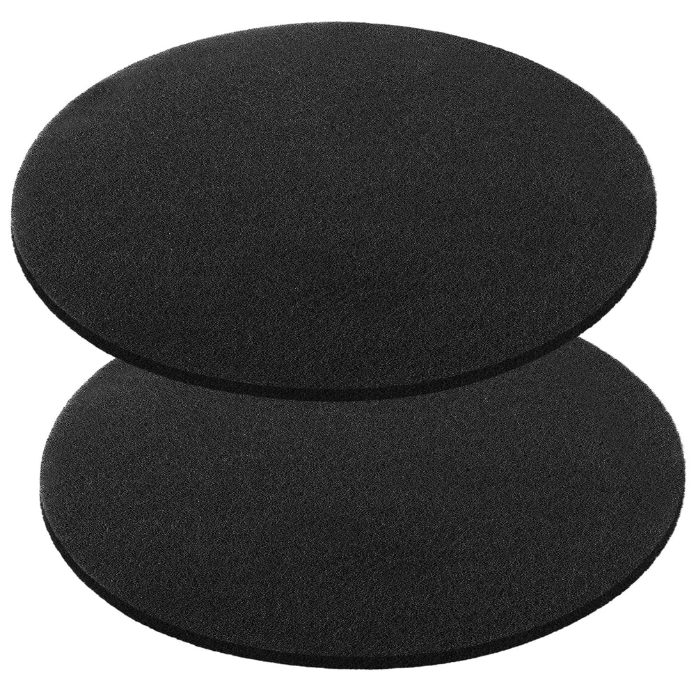Bigmeta front view of two 15-inch splash pads showing packaging and contents for quick identification