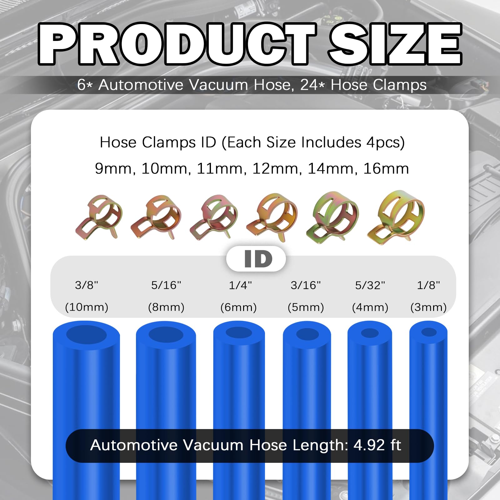 BILEKSU hose ends close-up showing inner diameter options and tight-fitting benefit