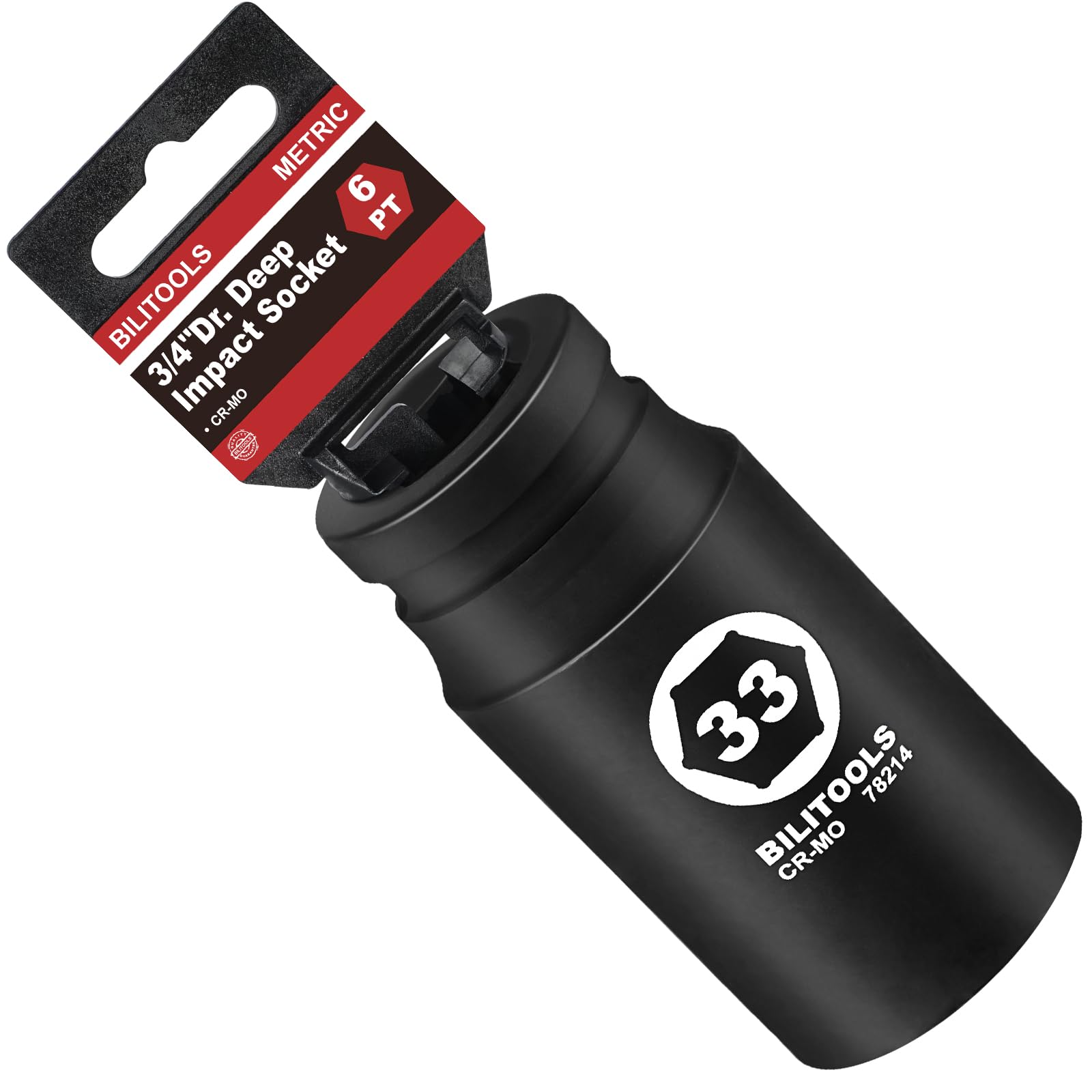 BILITOOLS 33mm front view showing socket shape and size for quick selection