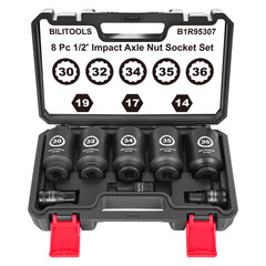 BILITOOLS case with all axle sockets visible, organized for fast selection